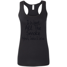 Women's All The Smoke BT Softstyle Racerback Tank