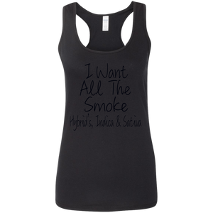 Women's All The Smoke BT Softstyle Racerback Tank