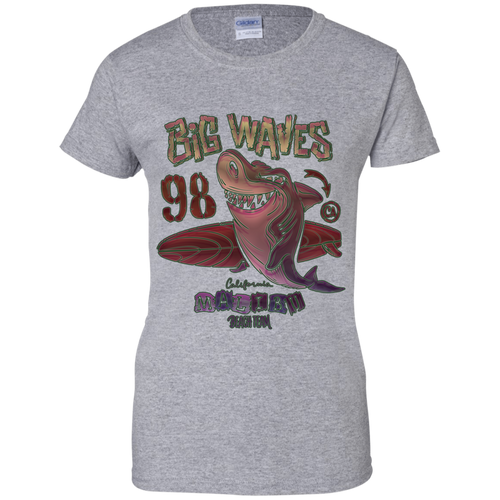 Women's  Big Shark Surfer T-Shirt