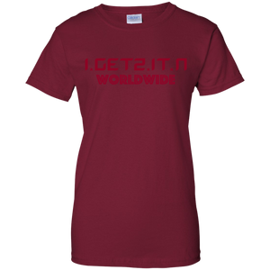Women's Igetzitn Worldwide Red T-Shirt