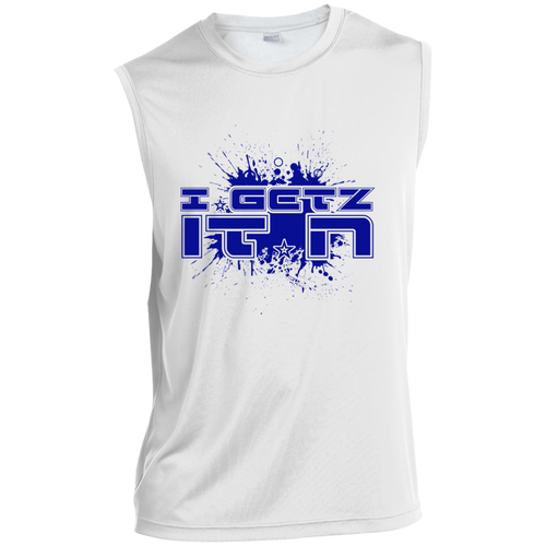 Men's Igetzitn paint logo BT Sleeveless T-Shirt