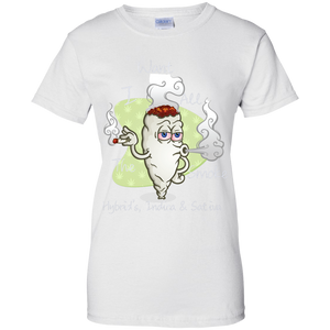 Women's All The Smoke Wht Text T-Shirt