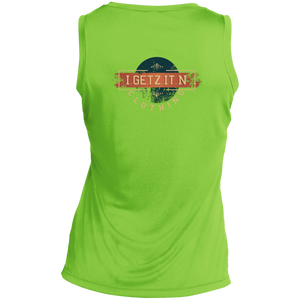 Women's Wine A Bit  Sleeveless V-Neck