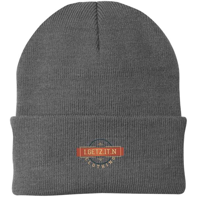 IgetzitN Clothing Logo Knit Cap
