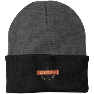IgetzitN Clothing Logo Knit Cap