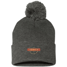 IgetzitN Clothing Logo Pom Pom Knit Cap