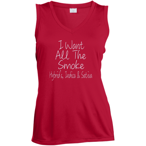 Women's All The Smoke WT Sleeveless V-Neck