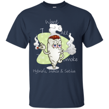 Men's All The Smoke Wht Text T-Shirt