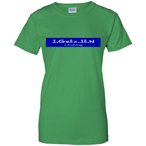 Women's Igetzitn Blue Banner T-Shirt