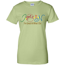 Women's Colorful IGETZITN Logo T-Shirt