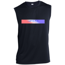Men's Red White Blue Banner Sleeveless T-Shirt