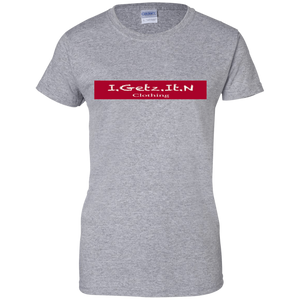 Women's Igetzitn Red Banner T-Shirt