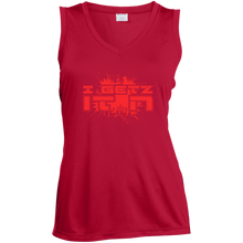 Women's Igetzitn paint logo RT Sleeveless V-Neck