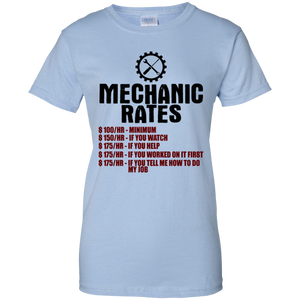 Women's Mechanic Rates T-Shirt