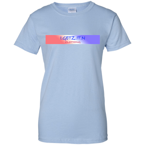 Women's Red White Blue Banner T-Shirt