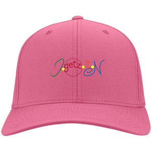 IgetzitN Colorful Logo Twill Cap