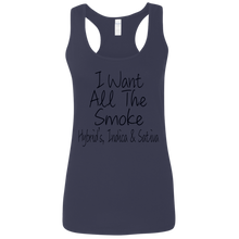 Women's All The Smoke BT Softstyle Racerback Tank