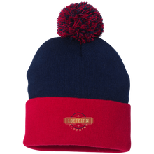 IgetzitN Clothing Logo Pom Pom Knit Cap