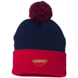 IgetzitN Clothing Logo Pom Pom Knit Cap