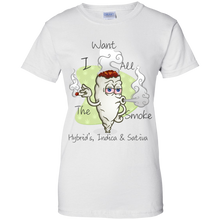Women's All The Smoke Blk Text T-Shirt