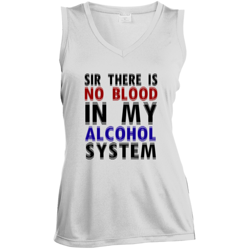 Women's No Blood Sleeveless V-Neck