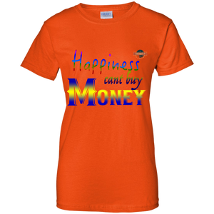 Women's Happiness Cant Buy Money W/O bg T-Shirt