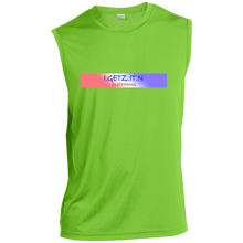 Men's Red White Blue Banner Sleeveless T-Shirt