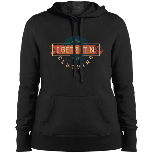 Women's Igetzitn Clothing Logo BW Pullover Hooded Sweatshirt