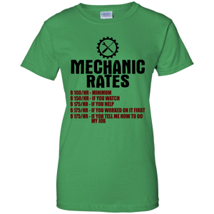 Women's Mechanic Rates T-Shirt