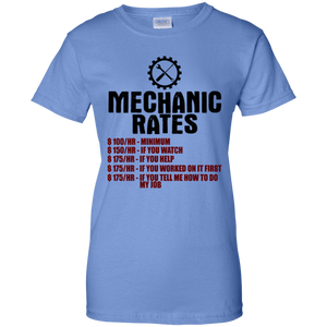 Women's Mechanic Rates T-Shirt