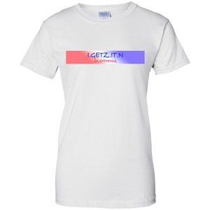 Women's Red White Blue Banner T-Shirt