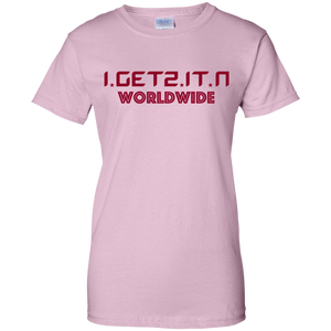 Women's Igetzitn Worldwide Red T-Shirt
