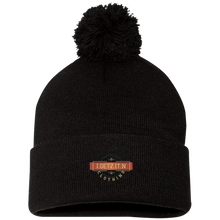 IgetzitN Clothing Logo Pom Pom Knit Cap