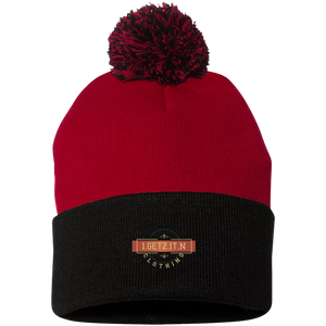 IgetzitN Clothing Logo Pom Pom Knit Cap