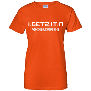 Women's IgetzitN WorldWide Wht T-Shirt