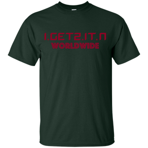 Boy's And Girl's Igetzitn Worldwide Red T-Shirt