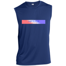 Men's Red White Blue Banner Sleeveless T-Shirt