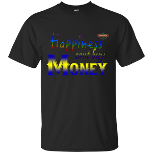 Men's Happiness Cant Buy Money W/O Bg T-Shirt