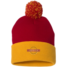 IgetzitN Clothing Logo Pom Pom Knit Cap