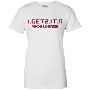 Women's Igetzitn Worldwide Red T-Shirt