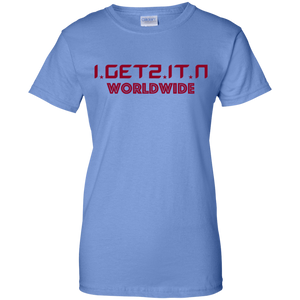Women's Igetzitn Worldwide Red T-Shirt