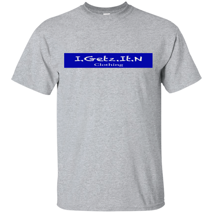 Boy's and Girl's Igetzitn Blue Banner T-Shirt