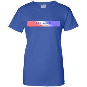Women's Red White Blue Banner T-Shirt