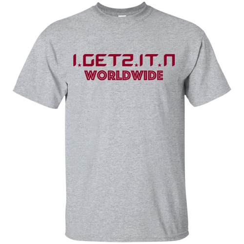 Boy's And Girl's Igetzitn Worldwide Red T-Shirt