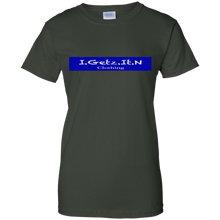 Women's Igetzitn Blue Banner T-Shirt