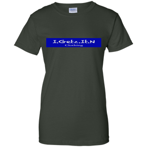Women's Igetzitn Blue Banner T-Shirt