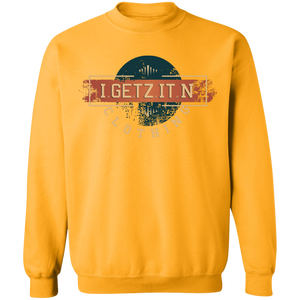 Men's Igetzitn Clothing Logo BW Pullover Sweatshirt