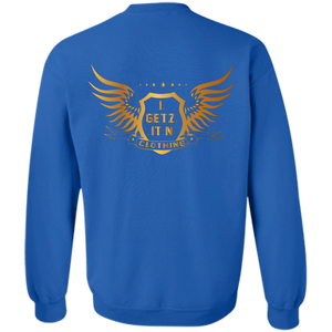 Men's Igetzitn Clothing Logo BW Pullover Sweatshirt