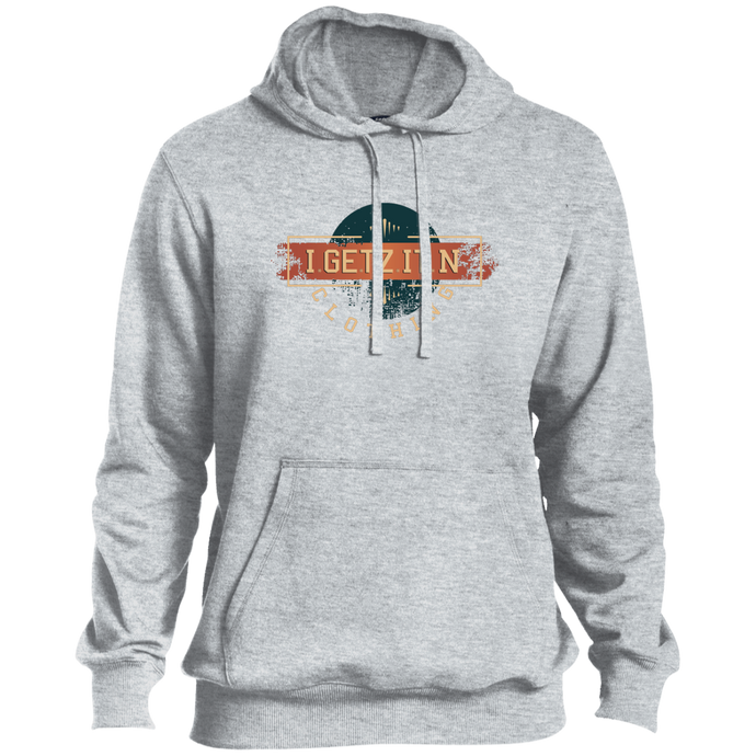 Men's Igetzitn Clothing Logo BW Pullover Hoodie