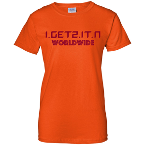 Women's Igetzitn Worldwide Red T-Shirt